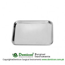 Instrument Tray Stainless Steel, Size 210 x 160 x 10 mm